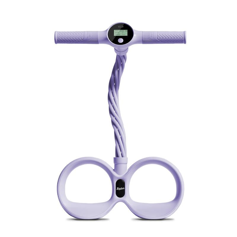 Soulyis Smart Foot Pedal Puller, 6-Tube Elastic Resistance Band, Natural Latex Resistance Rope, Suitable for Abdomen/Waist/Arm/Leg Stretching and Shaping Training, Pilates Equipment, Yoga Equipment, Fitness Shaping, Holiday Gift