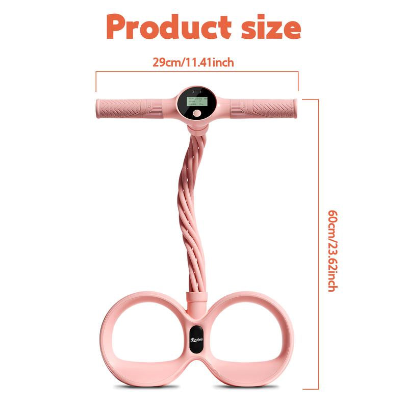 Soulyis Smart Foot Pedal Puller, 6-Tube Elastic Resistance Band, Natural Latex Resistance Rope, Suitable for Abdomen/Waist/Arm/Leg Stretching and Shaping Training, Pilates Equipment, Yoga Equipment, Fitness Shaping, Holiday Gift