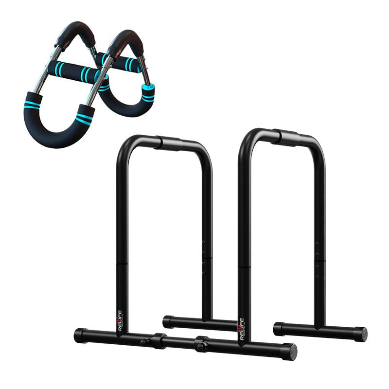 RELIFE REBUILD YOUR LIFE Multi-Function Dip Bar Station Calisthenics Dip Station Heavy Duty Dip Stands Exercise Stabilizer Parallette Push up Stands
