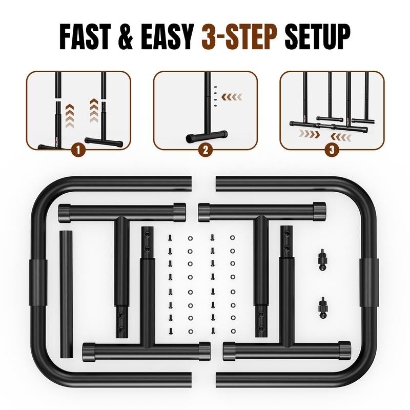 RELIFE REBUILD YOUR LIFE Multi-Function Dip Bar Station Calisthenics Dip Station Heavy Duty Dip Stands Exercise Stabilizer Parallette Push up Stands