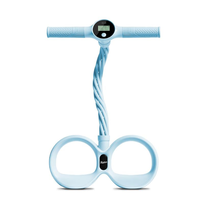 Soulyis Smart Foot Pedal Puller, 6-Tube Elastic Resistance Band, Natural Latex Resistance Rope, Suitable for Abdomen/Waist/Arm/Leg Stretching and Shaping Training, Pilates Equipment, Yoga Equipment, Fitness Shaping, Holiday Gift