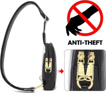 Sling Bag for Women Touchscreen Small Crossbody Cell Phone Purse Fanny Pack